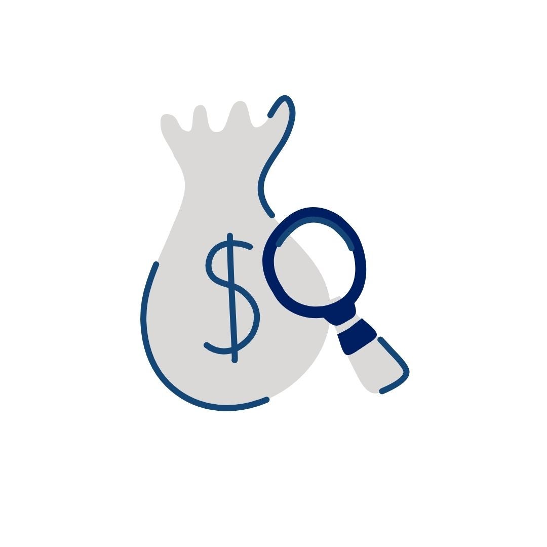 Research & Money clipart